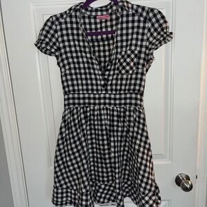Black & White Gingham Dress